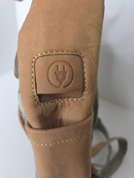 Myra Bison Flower Horse Trail Leather & Canvas Backpack main image 13